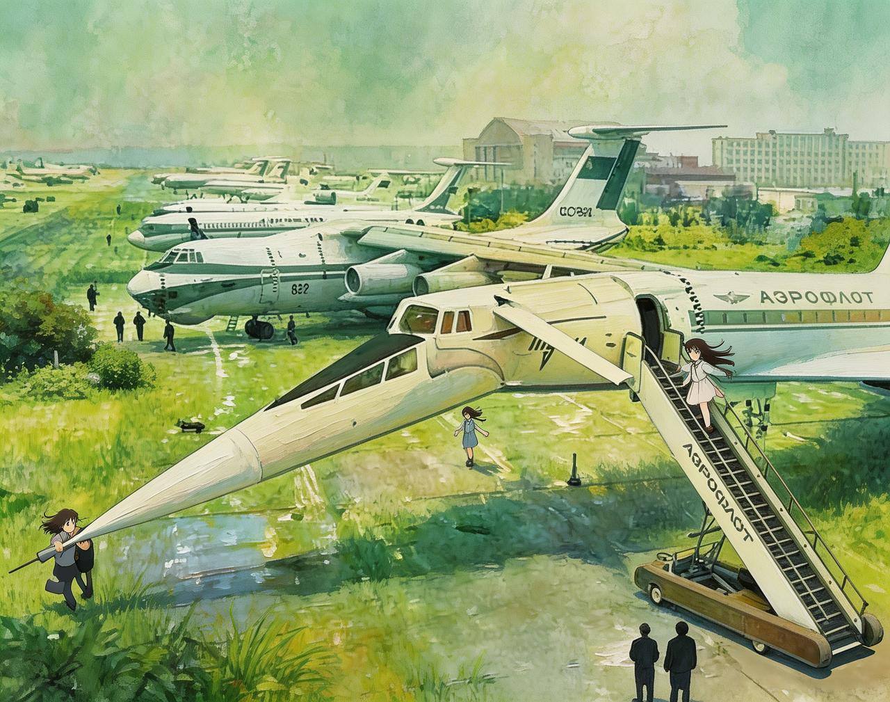 图-144：让美国都惊掉下巴的“协和斯基”客机说起图-144，这在航空史上绝对