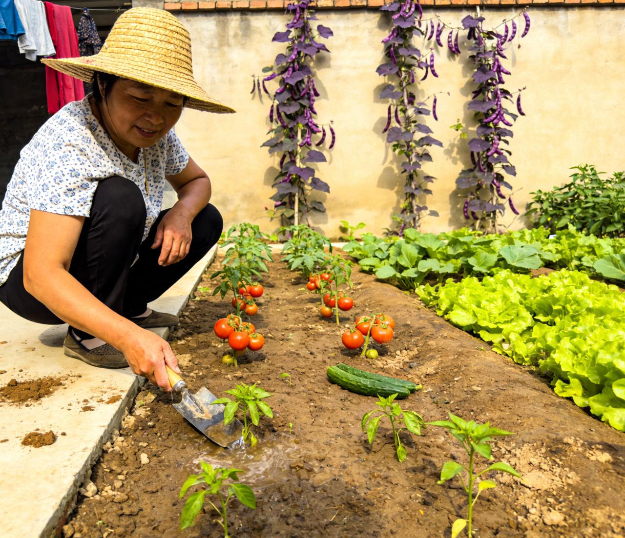 前几天回老家，看到隔壁王叔的老母亲。78岁了，一个人住在农村老房子里。院
