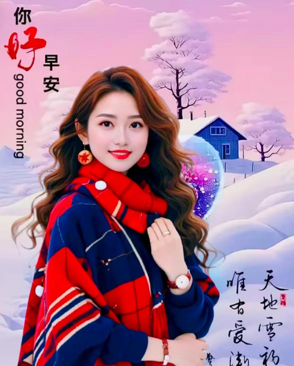 夏浓自有深情处，风过莲塘叶上珠；喜乐年华绘松图，安康常伴东海福！