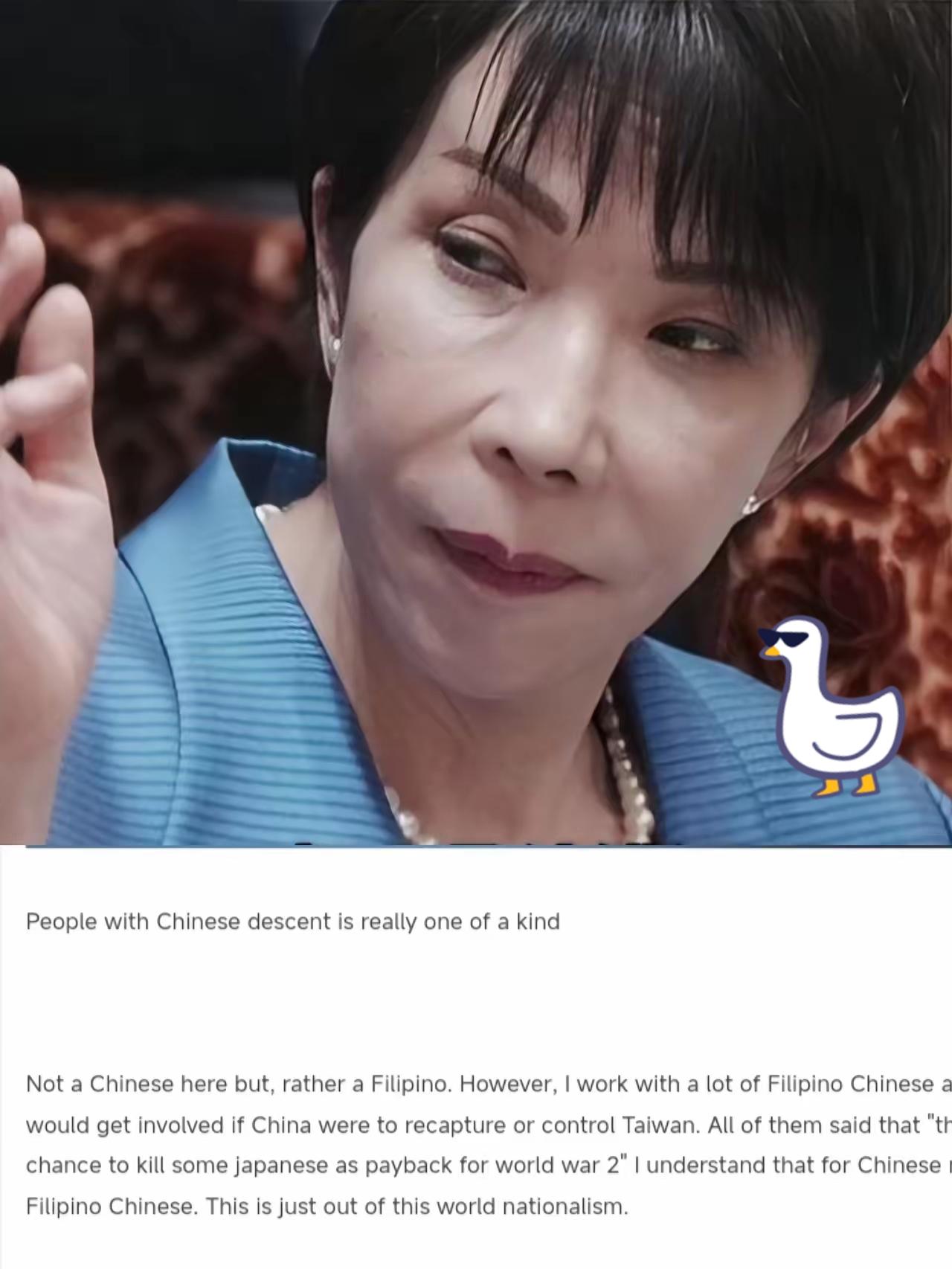 一个菲律宾网友发帖吐槽，说他本来想写篇文章劝大家冷静，别老喊打喊杀的。结果你猜怎