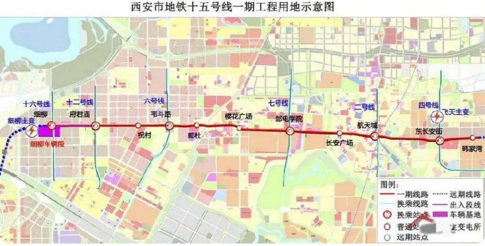 西安地铁15号线即将开通，长安区作为主要服务区域，其客流承载能力和未来延伸至鄠邑