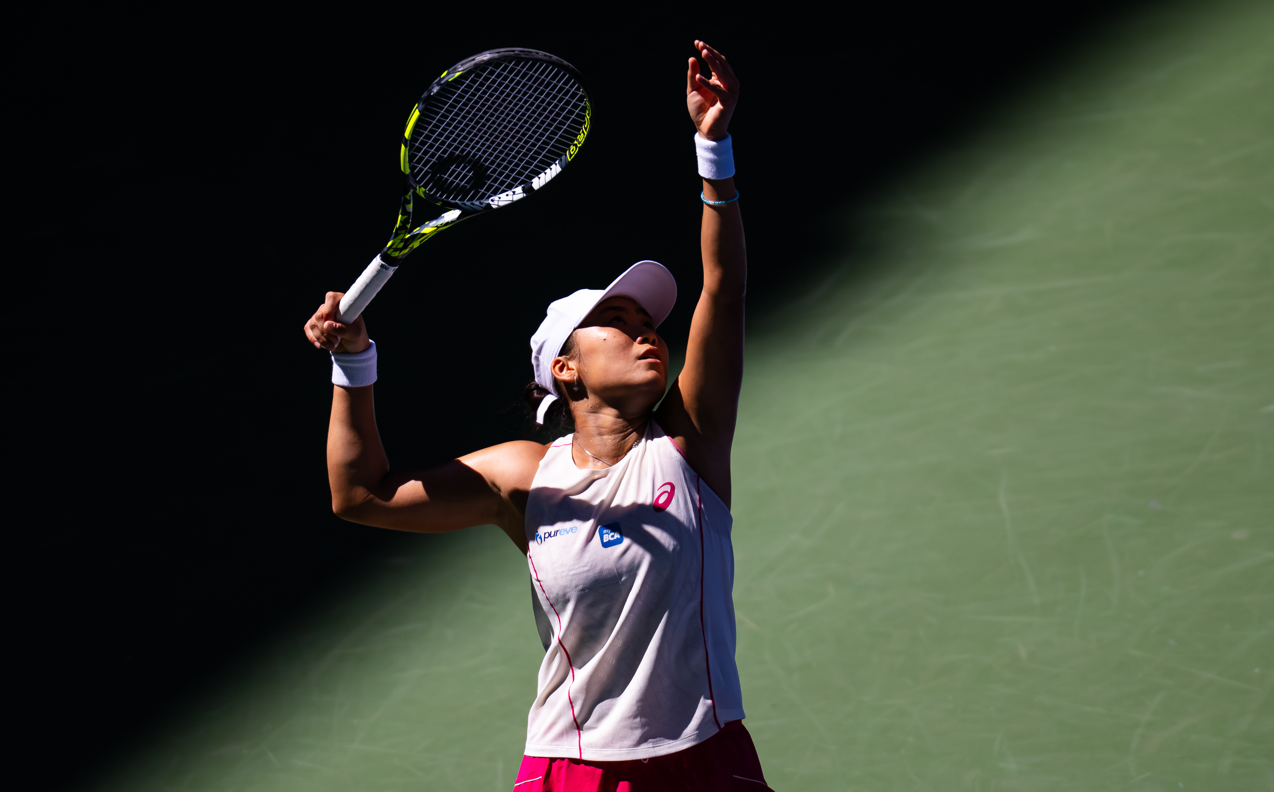 首个巡回赛四强✅WTA250圣保罗站1/4决赛，曾丽美以6-46-1完胜3号种