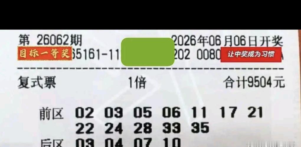 大乐透第26062期大复式晒票来袭！6张三胆复式票率先登场，三胆组合各有不同，看
