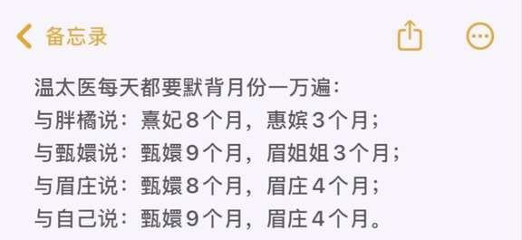 温太医每天都要默背月份一万遍，你嘴这么严甄嬛传甄嬛传十级观众娱乐圈宫斗剧