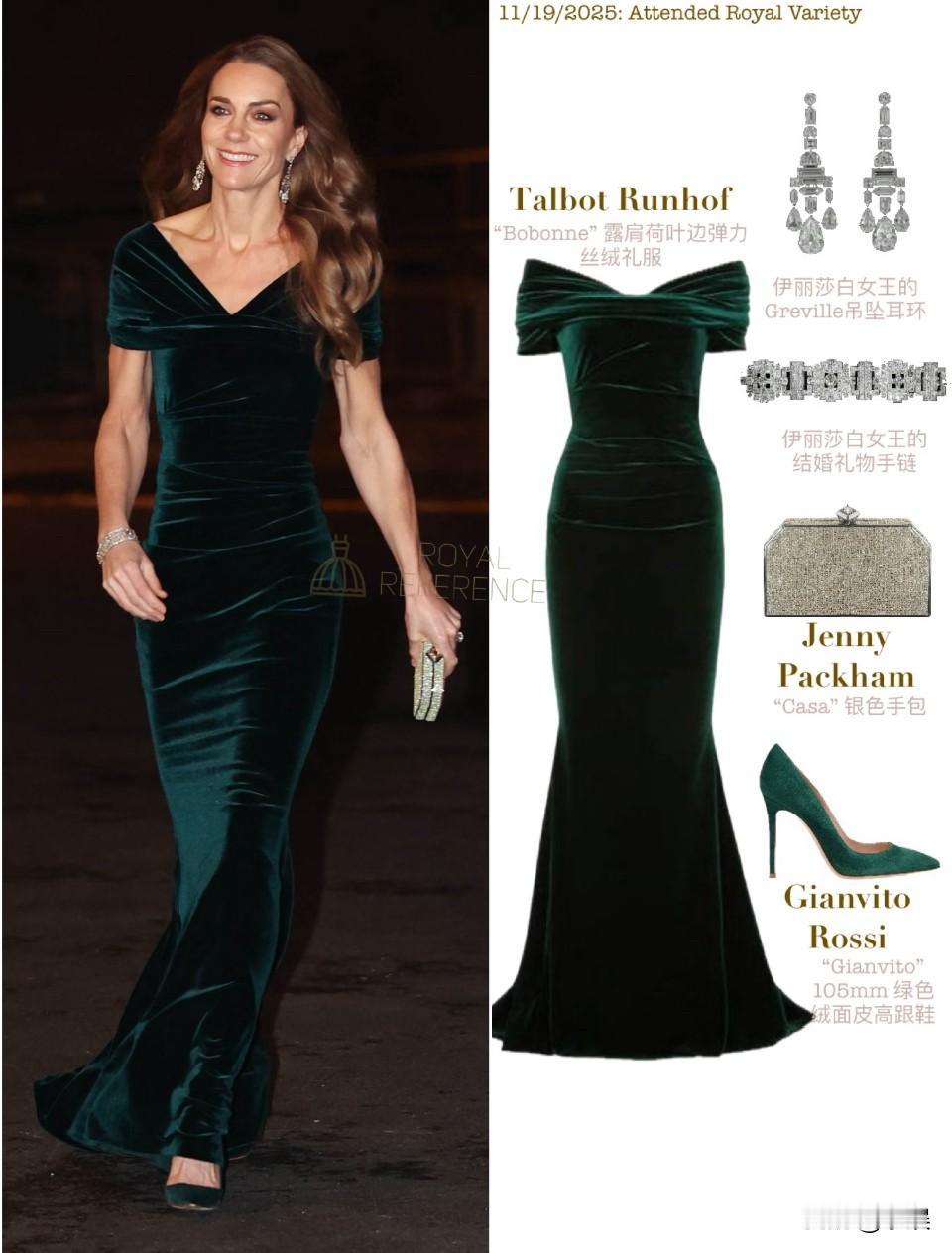 （新）瘦成一条的凯特王妃今晚闪耀音乐厅今晚凯特和威廉在阿尔伯特音乐厅出席了今年