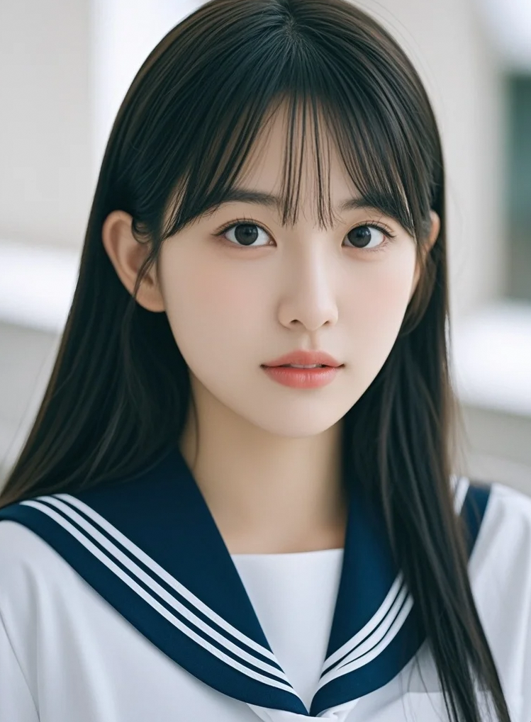 校园的风很轻，校服少女的温柔治愈了整个青春