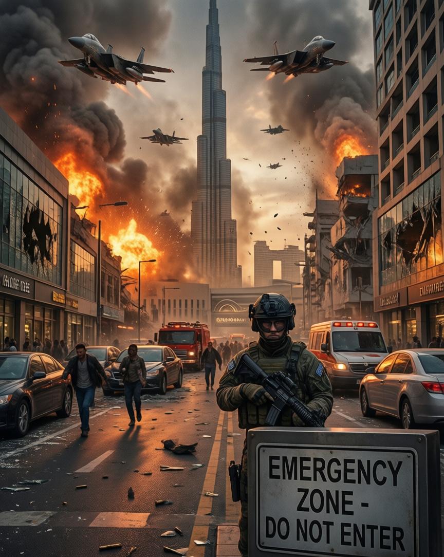 战火烧身！中东冲突波及阿联酋，6死142伤、千次空袭拉响地区警报3月15日，