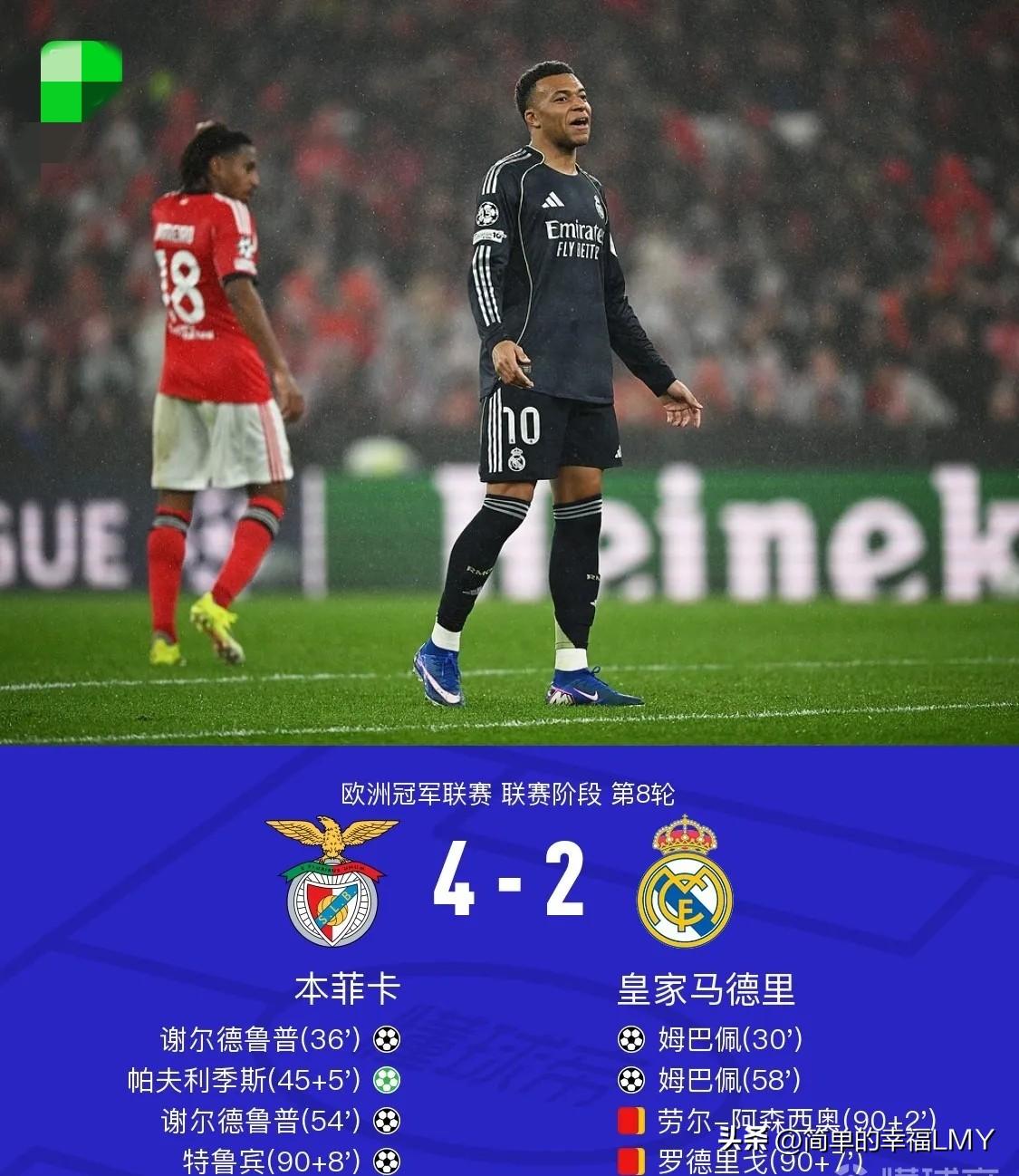 皇马2-4本菲卡，范志毅赛后点评，句句在理！他说姆巴佩成不了超巨，金球奖