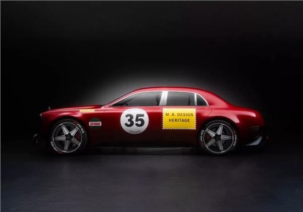 【传奇赛车红猪归来！奔驰全新概念车曝光：致敬1971斯帕封神一战】梅赛德斯奔驰前