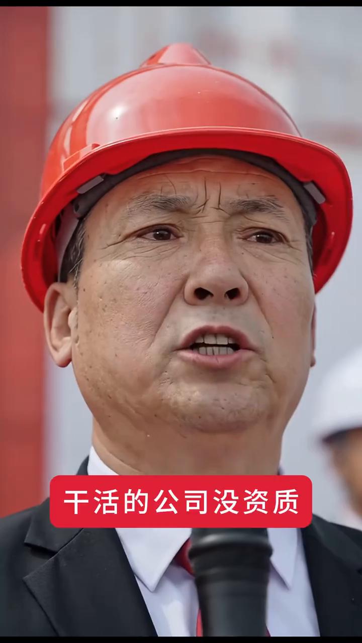 干活的人赚不到大钱。中标的公司不干活，干活的公司没资质，有证的不会干，会干的没