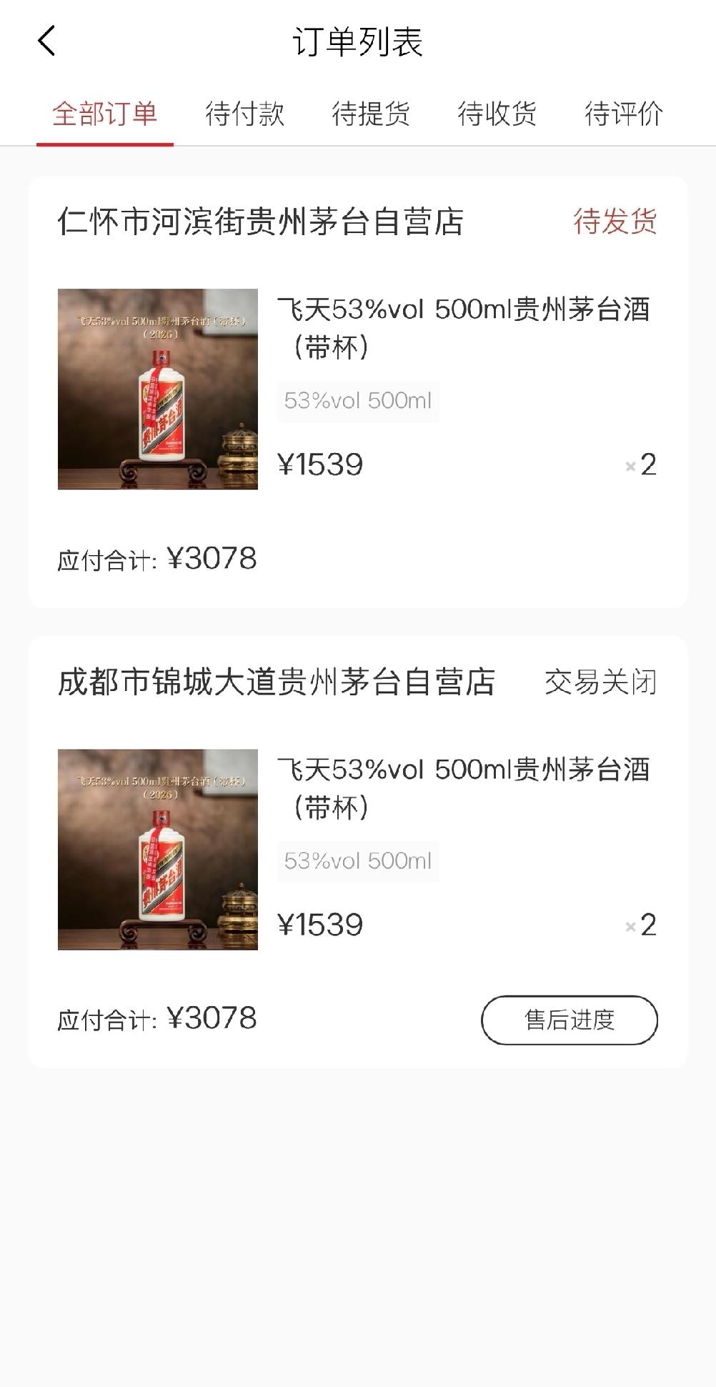 为什么今天的茅台这么好抢了？之前连续抢了好多天，每次点进去就已售罄。今天超过