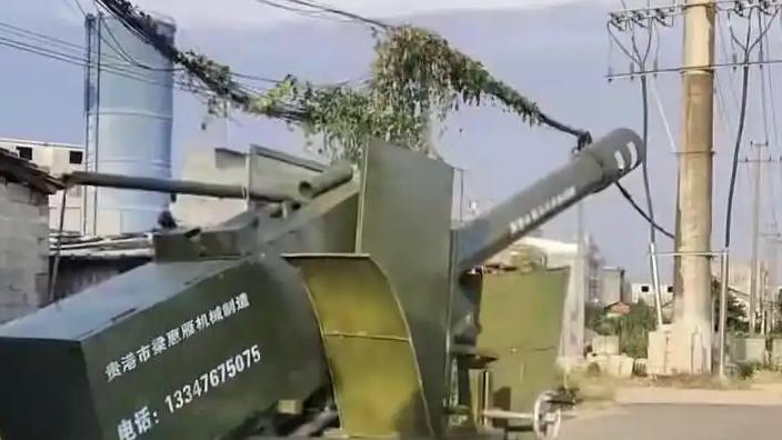 近日，广西贵港一男子将传统爆米花机进行改造，打造出“炮米花”装置，通过压力释放模