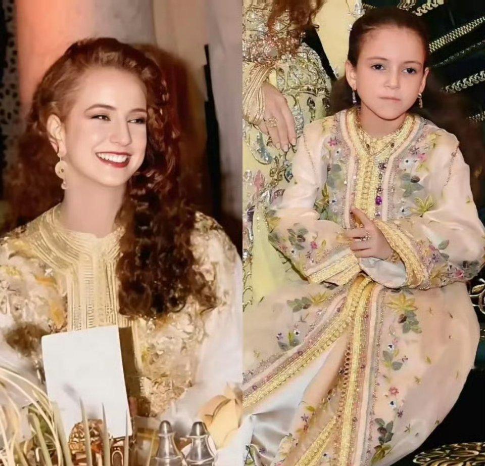 摩洛哥前王妃和她女儿，不管是颜值还是气质感觉还是妈妈更胜一筹！​​​​