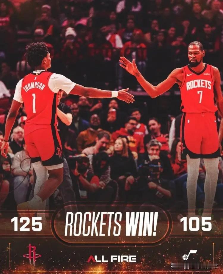 火箭官方真是特别懂人情世故！在今天火箭主场以125：105大胜爵士的赛后，火箭官