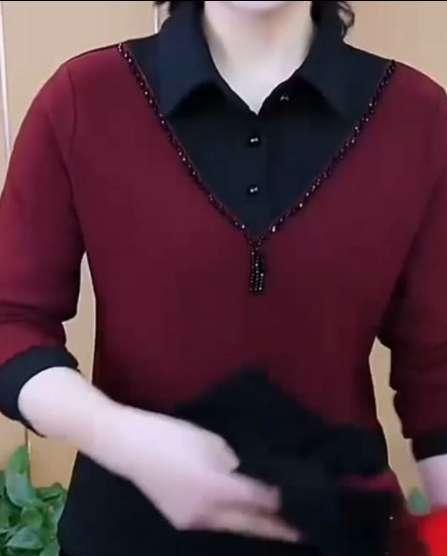 五六十岁的大姐不穿秋衣了，不是图好看，是真舒服了。发热莫代尔一上身，冷风钻不进