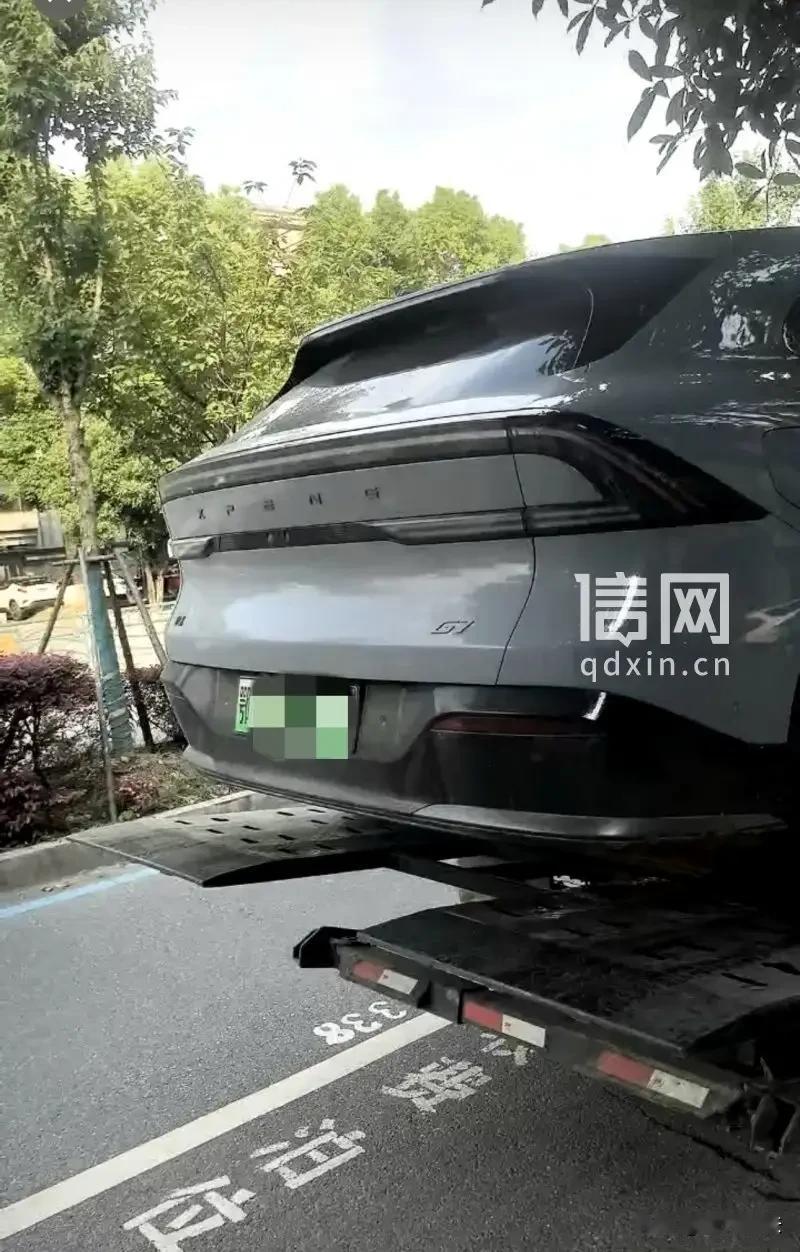 湖北咸宁，男子花19万购买了一辆小鹏G7岂料，刚提车6天，累计行驶不足100公