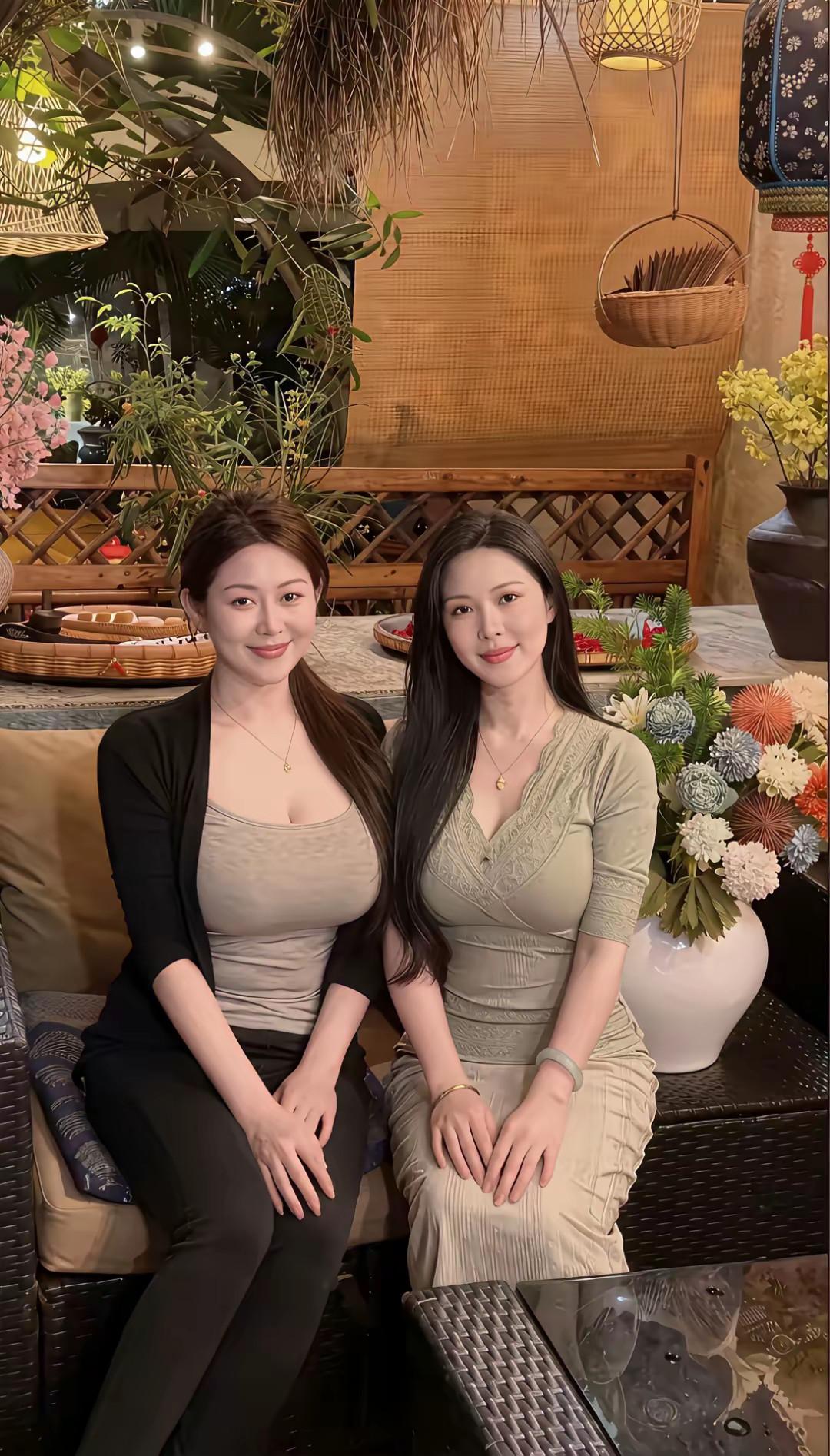 两个女孩中，一个是广东，一个是湖北的，你们看得出那个是广东的吗？