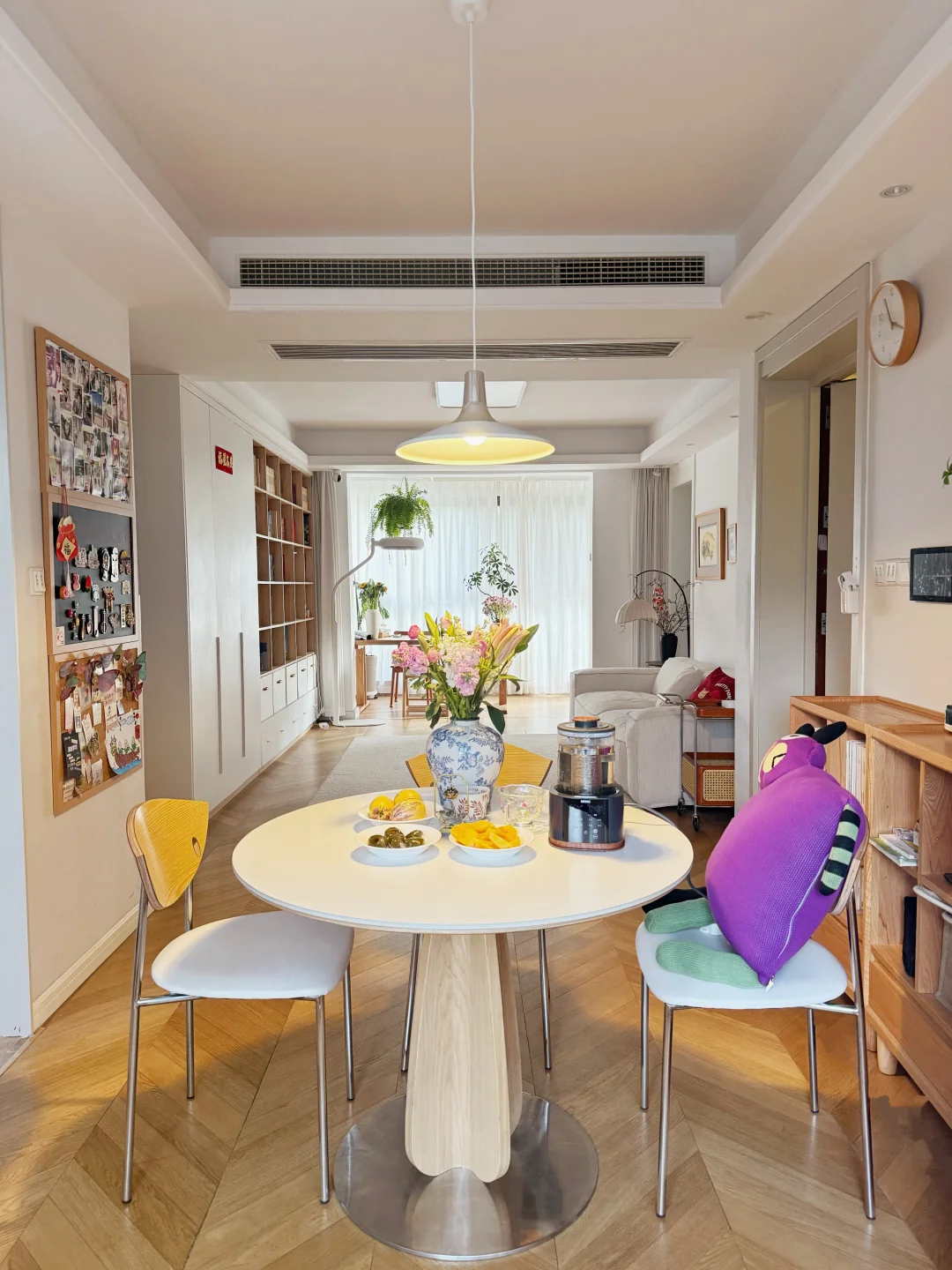 ❌精装房改造｜客餐厅书房一体太香了