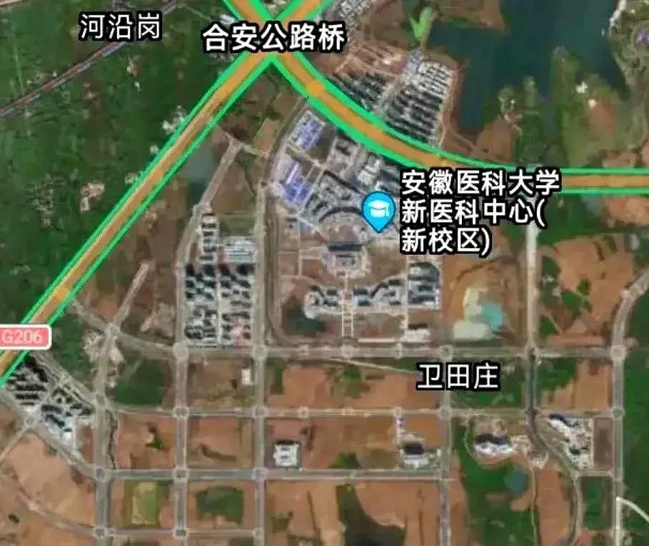 我滴乖乖！安医大本部2025年有1.3万师生搬到肥西新校区，肥西董岗那边真的要大