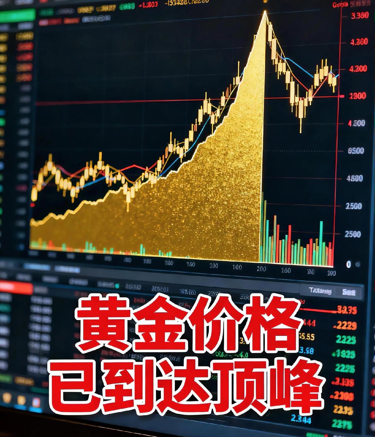 黄金5000美元顶背离！李蓓清仓+央行抛售潮，10年投资窗口关闭？