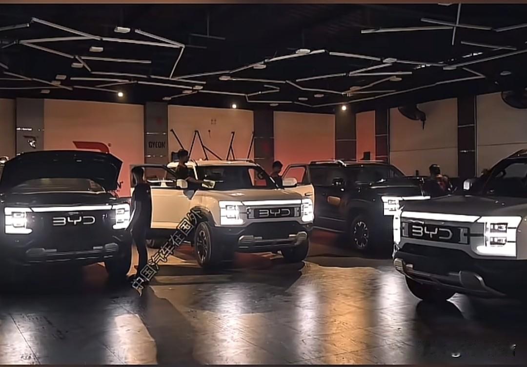 比亚迪呀比亚迪，太气人了。这么好，这么帅的一款混动皮卡，居然在国外先上市。这款皮