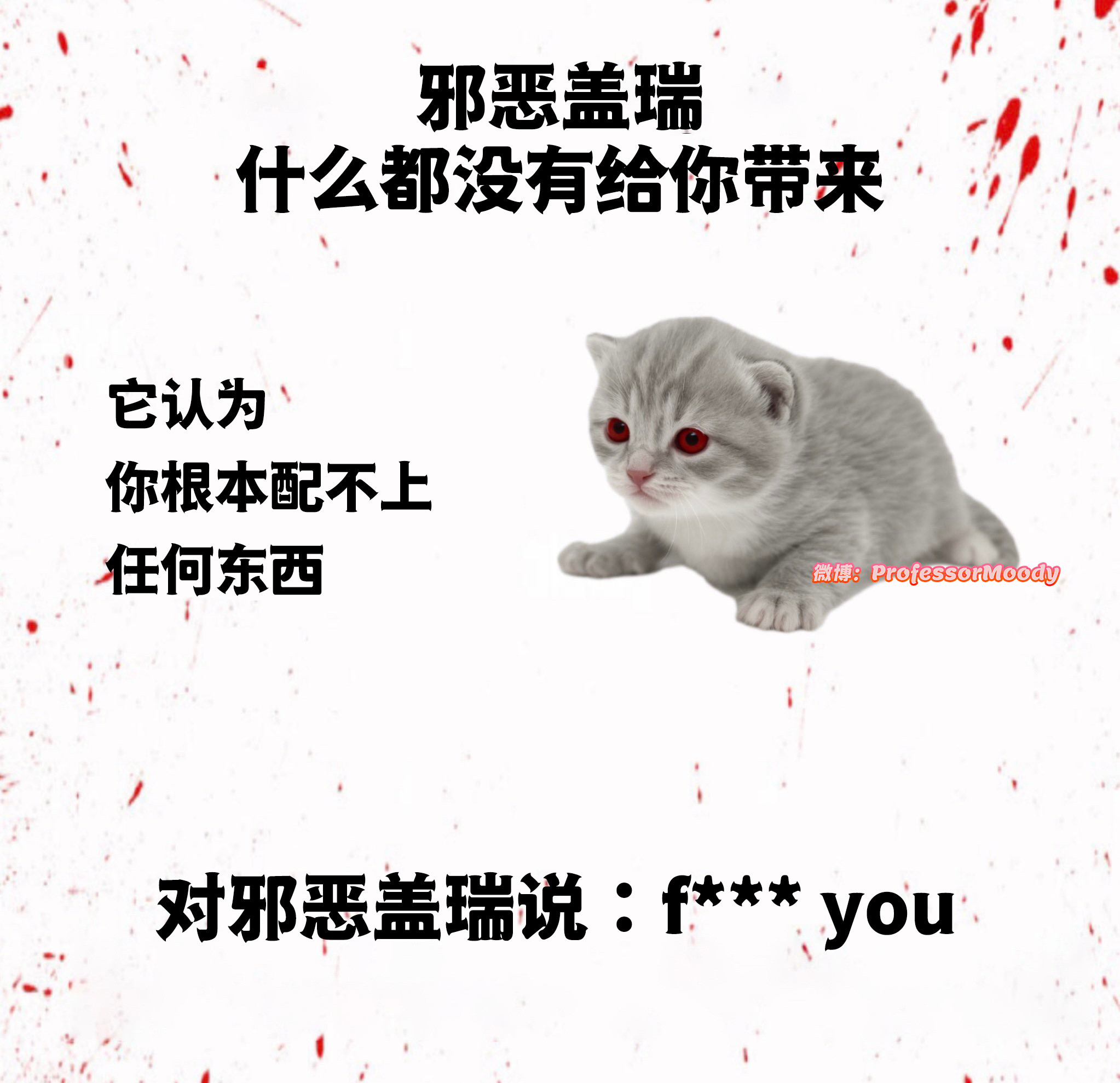 滚开啊邪恶盖瑞meme​​​