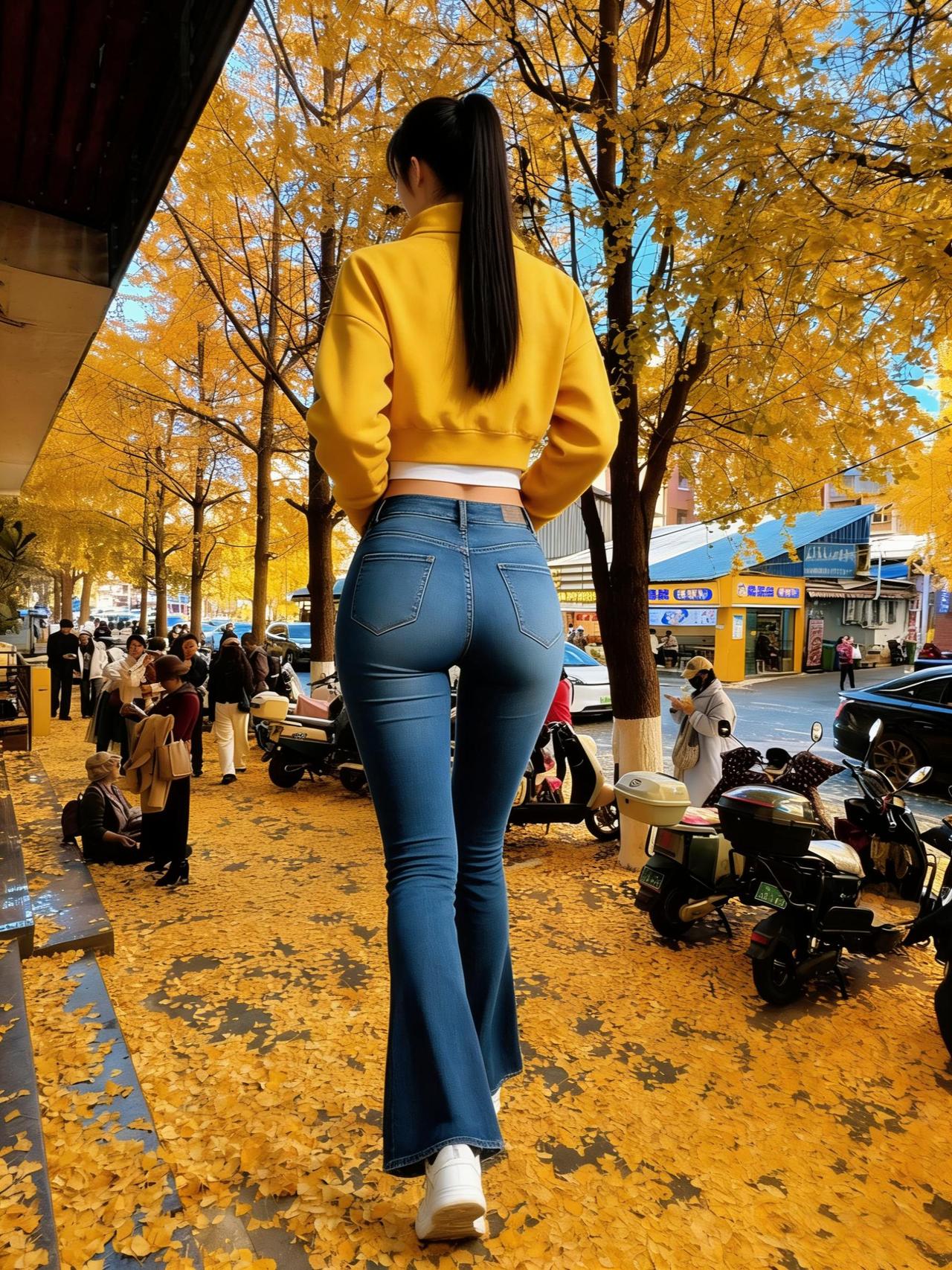 牛仔裤昆明的冬天有多浪漫昆明文林街的银杏黄了为了人生不白活我们应该做什么