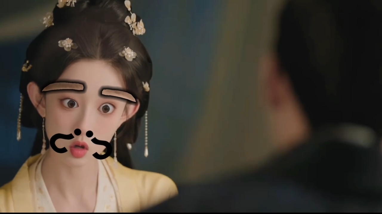 建议刘学义孟子义别看救命！给《桃花映江山》里刘学义孟子义加小胡子、大眼特效是谁想