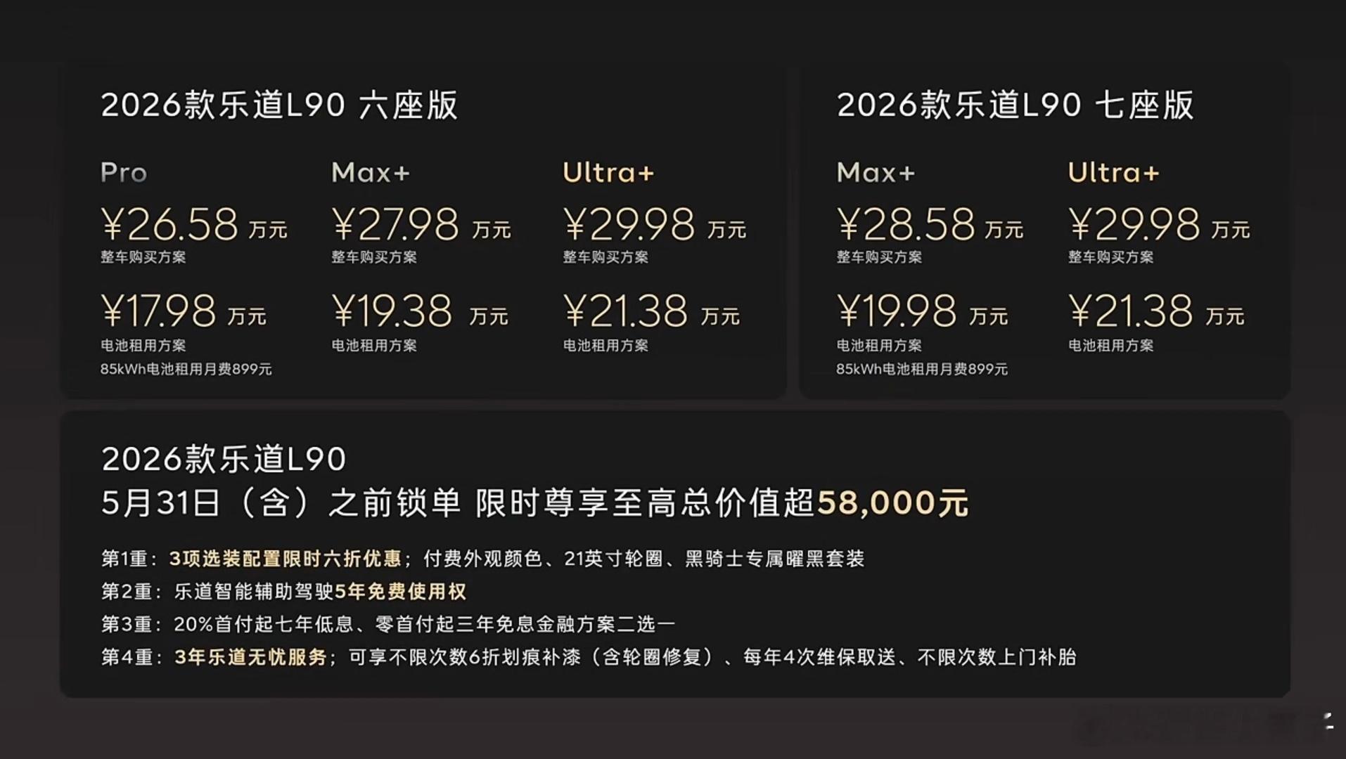 这个价格有一点意外，再便宜一万就更好了