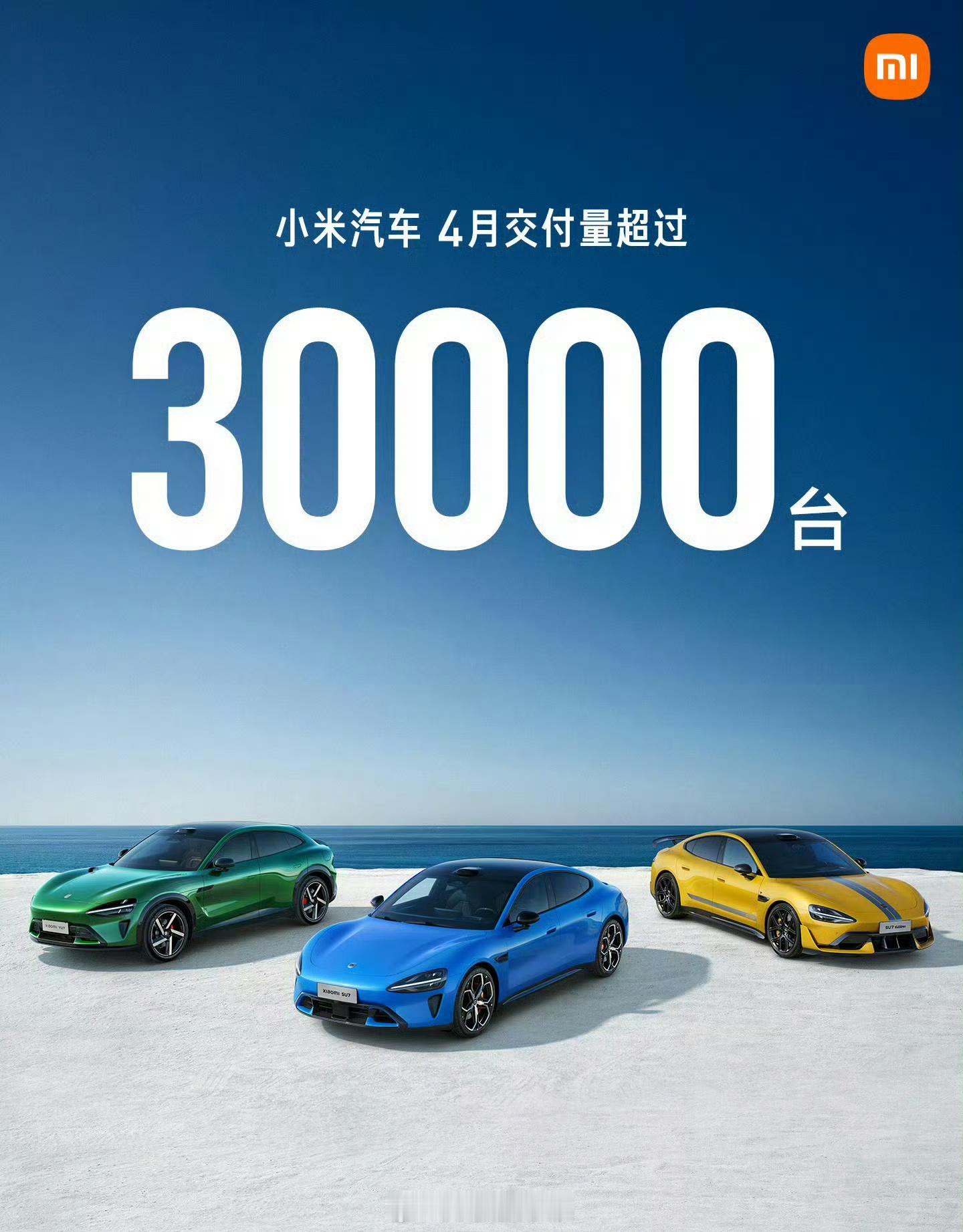 小米汽车月销超7万零跑创新高大v聊车四月份的车企销量，新势力零跑和小米特别引人