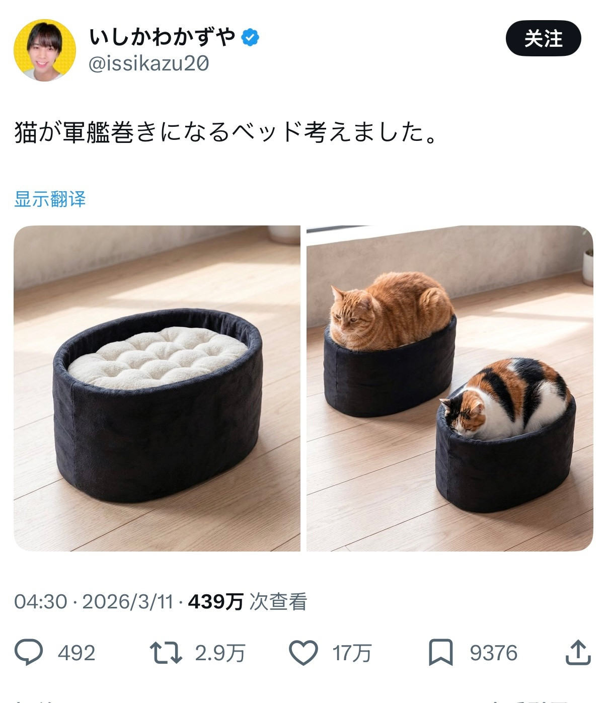 能把猫猫变成军舰寿司的猫窝！