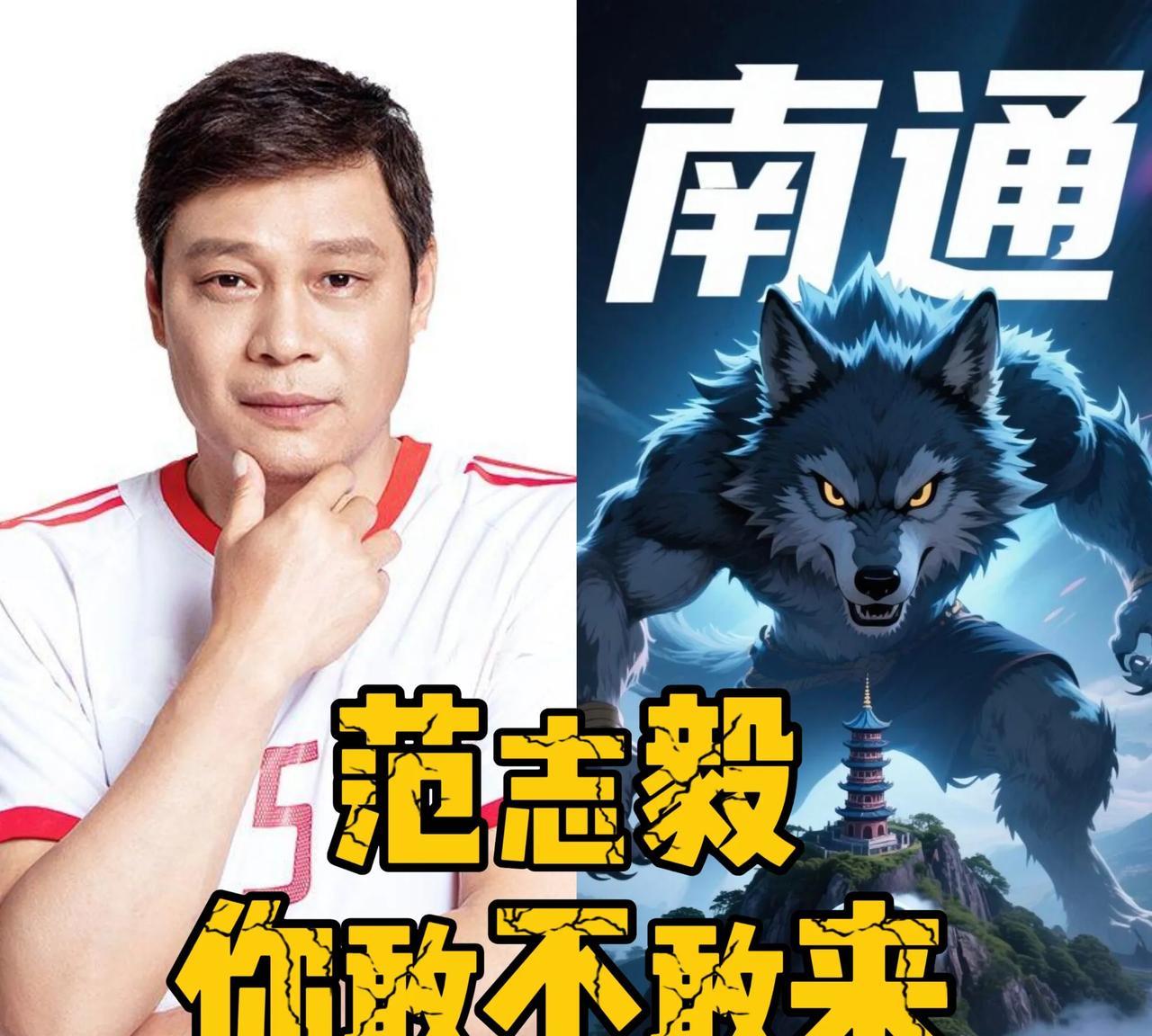 范志毅：你真把你南通队当怎么回事，南通队你能踢呀，你真能踢啊！说的没毛病，于是