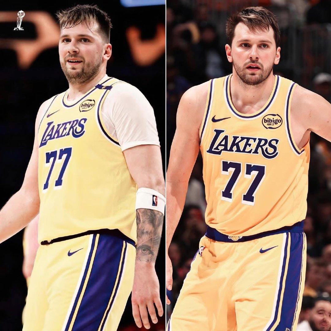 东契奇来湖人之后变化很多，本来是独行侠小胖子，现在减肥成功，恢复巅峰了。加上