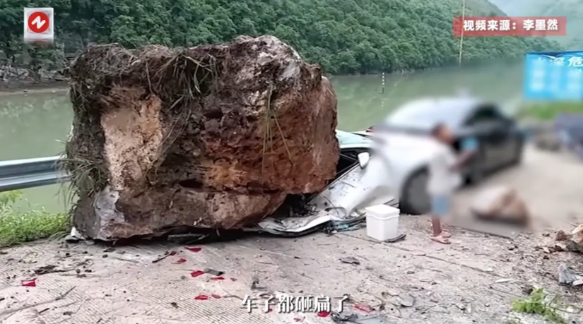 “电视剧都不敢这么演！”6月28日，贵州，一钓鱼佬开车去湖边钓鱼时，把车子放在了