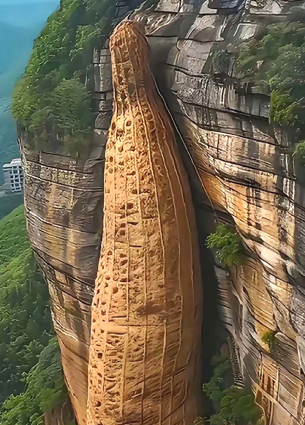 和老公一起去爬山遇到这个，有知道这是什么呀