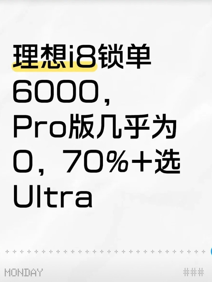 理想应该砍掉i8的pro版，然后降5万刚看了孙少军的直播理想i8目