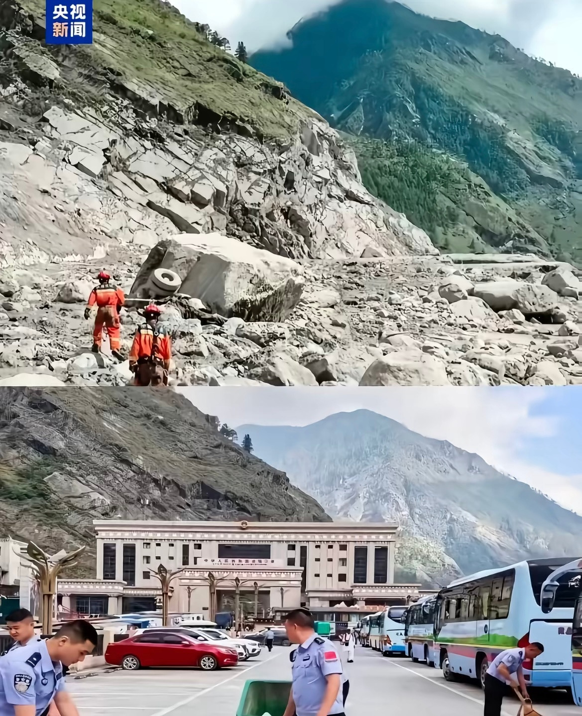 这张图不是第一次刷到了，但早上再刷到依旧是内心十分沉痛。“山上的树还在，但树下的