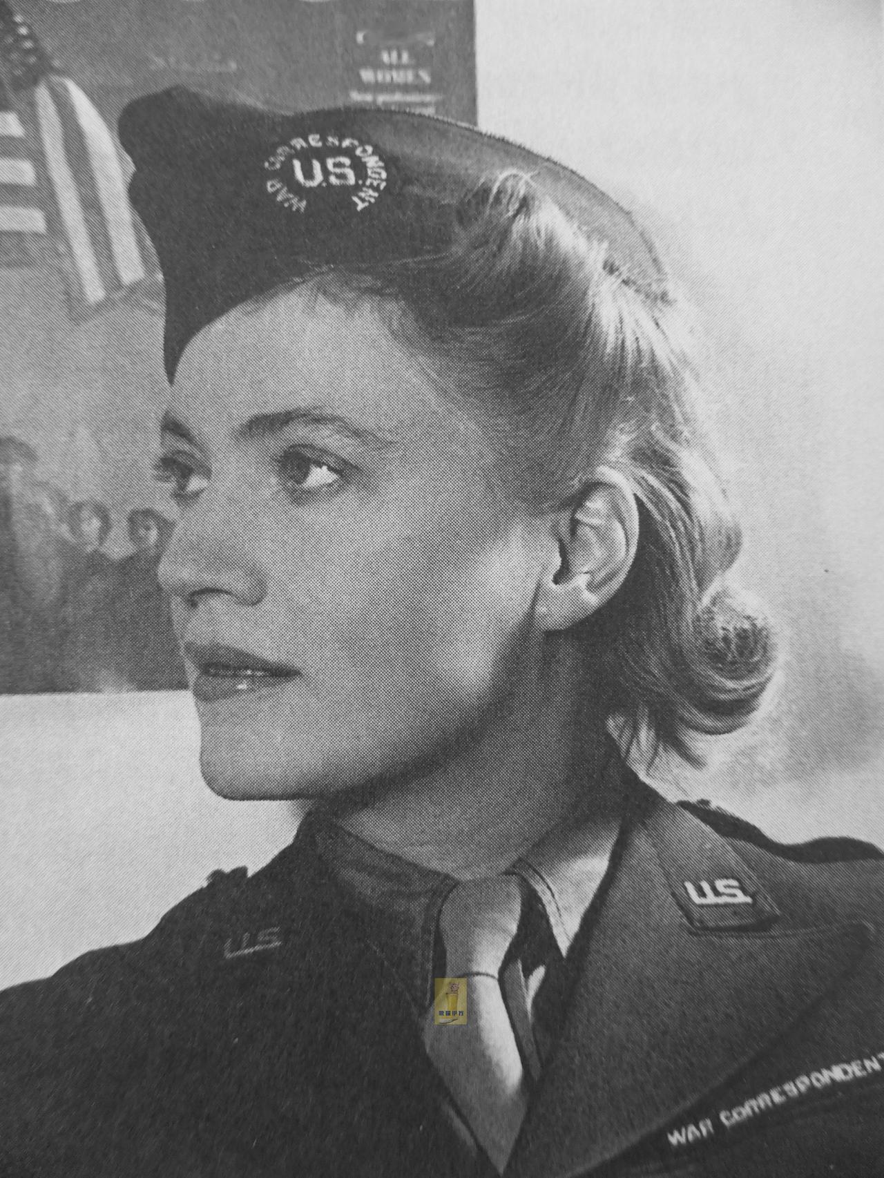 [呲牙笑]曾在希特勒的浴缸里洗了个澡的美女战地记者——1944年，美国战地记者伊