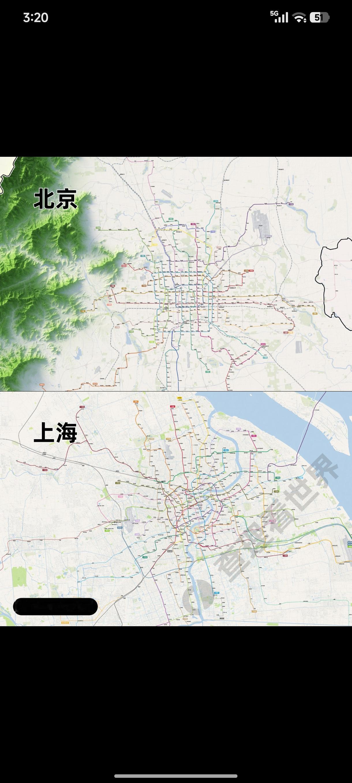 聊到上海和北京的布局，不得不说上海在这方面确实更胜一筹。就拿地铁布局来讲，北京缺