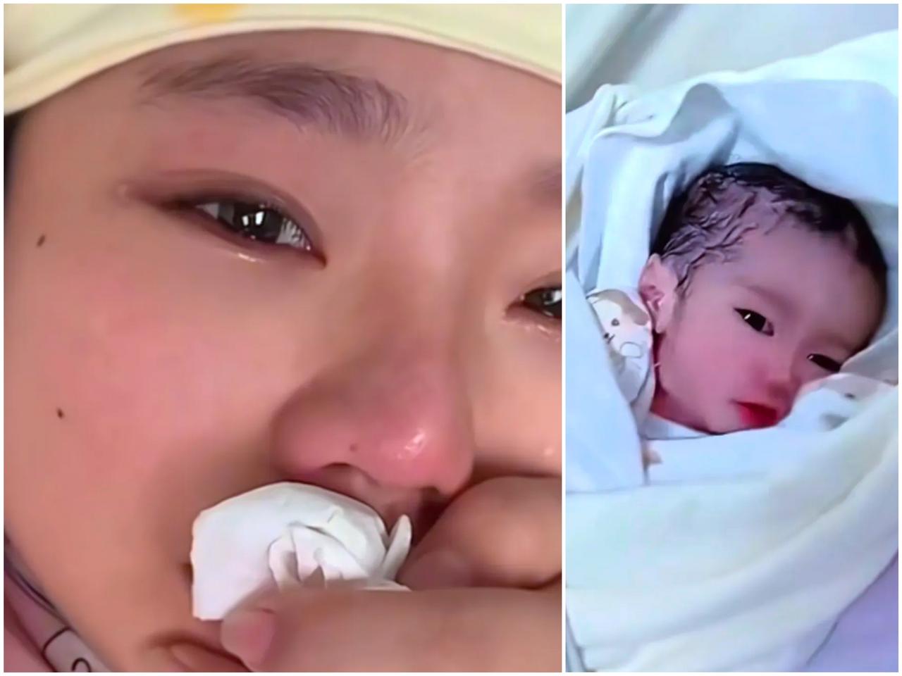 崩溃，孩子生了，夫妻俩都气哭了，头胎是女儿，二胎还是女儿，三胎更是双胞胎女儿
