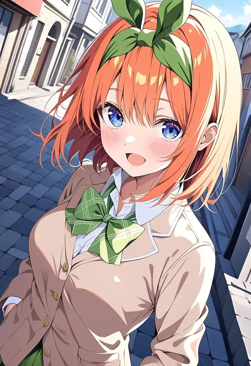 中野四叶 五等分的花嫁 动漫 二次元 插画