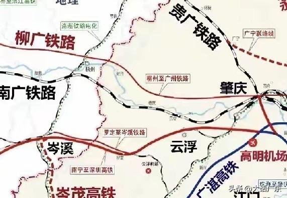 柳广铁路肇庆（德庆封开）段有无可能升级为高铁并设站？柳广铁路广西段正在建设当