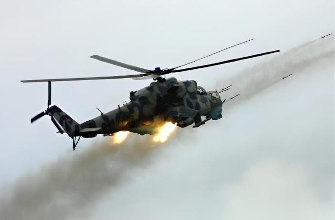 每天认识一件兵器俄罗斯米-24“雌鹿”武装直升机米-24是米里设计局研制的苏联