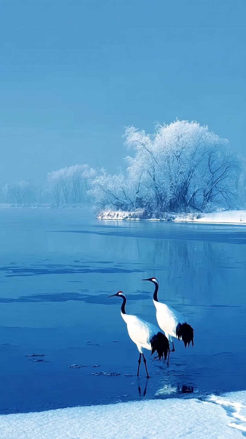 分享随手拍的雪景美丽的大自然雪景，唯美风景图片分享