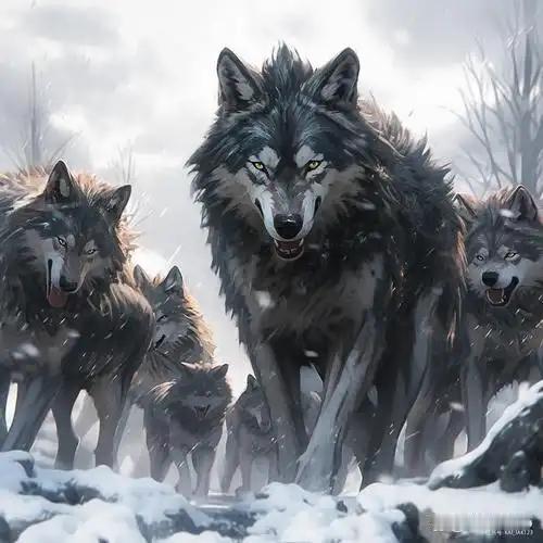 狼群中只有狼王有交配权，这是狼这个族群最大的规矩，也是几百万年进化出来的生存法则