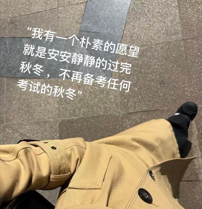 好想度过一个不用备考任何考试的冬天.....