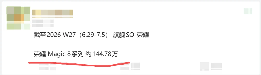 荣耀Magic8的300万销量并不是梦