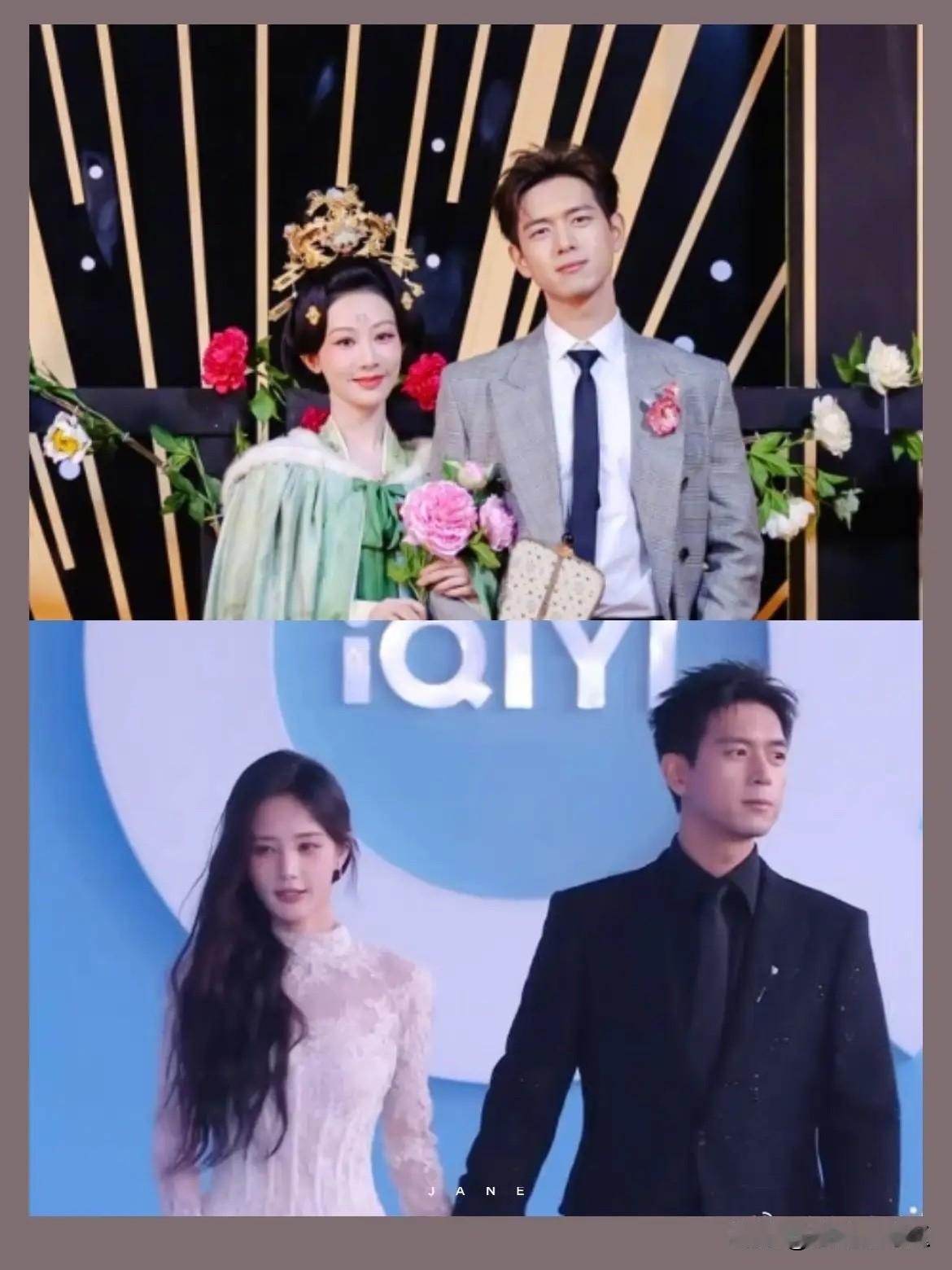 同样是走红毯杨紫和李一桐，李现表现也不同李现还是站在杨紫身边最开心身体骗不