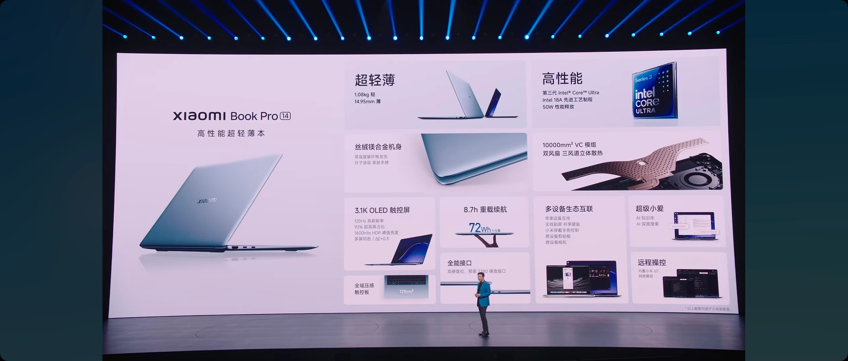 小米笔记本BookPro14发布，断更三年后回归之作，8499元起～1049