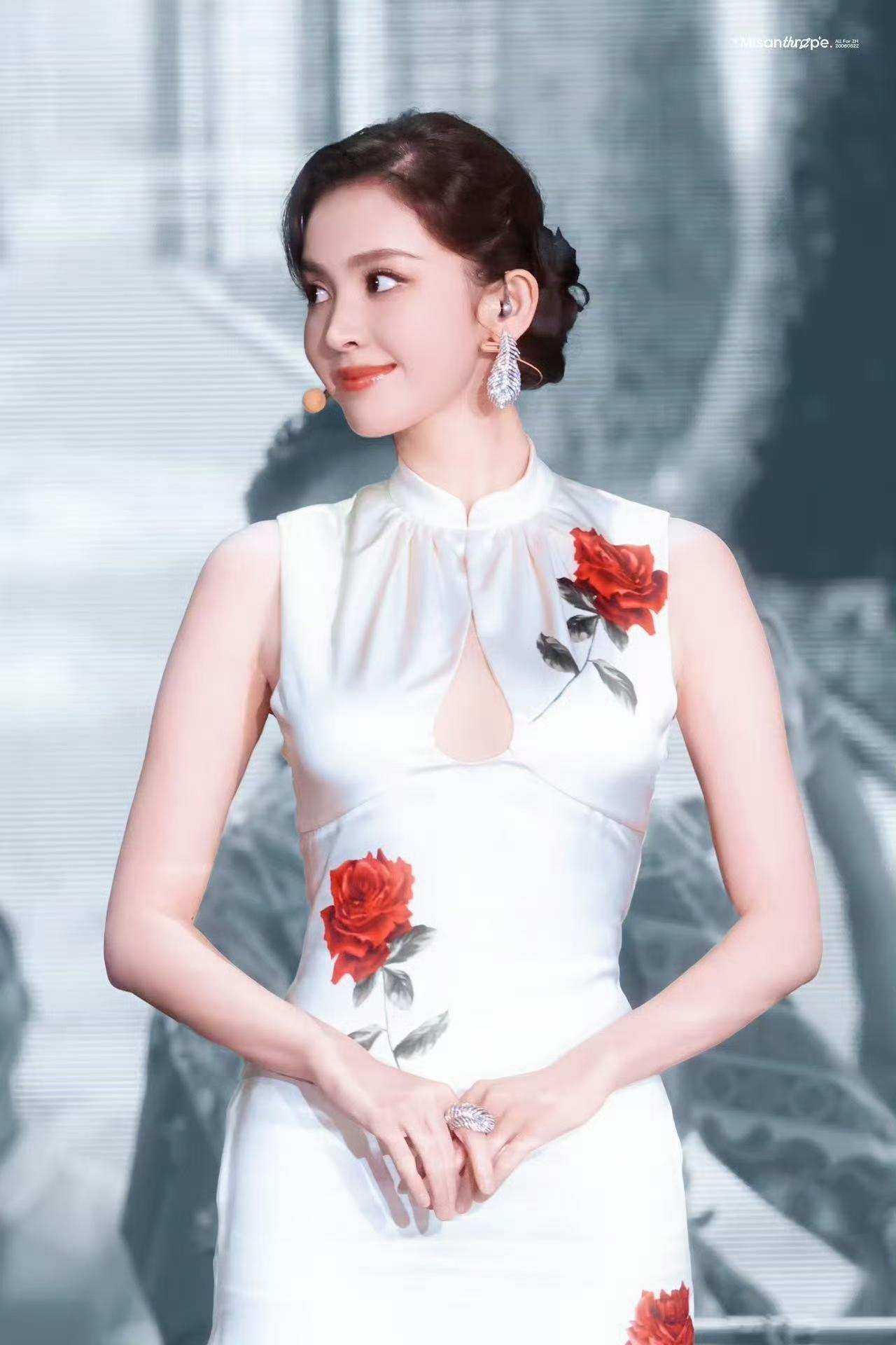 古力娜扎旗袍美人美女人像群高清美女